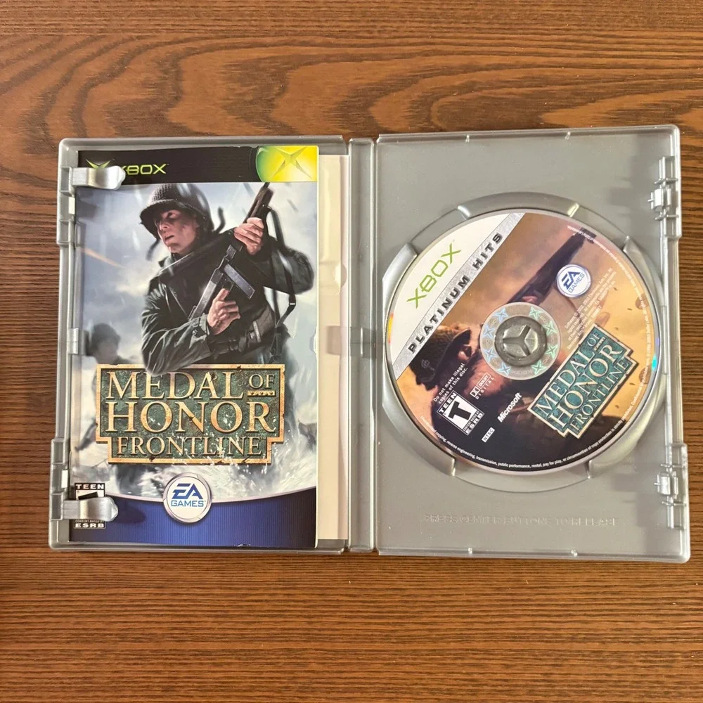 Microsoft Xbox Video Game Lot of 7 NFL Blitz‎ Star Wars Medal of Honor Bundle